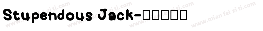 Stupendous Jack字体转换